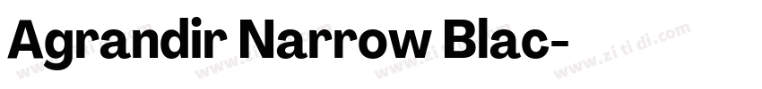 Agrandir Narrow Blac字体转换 Agrandir Narrow Blac字体转换